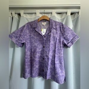 Printed aloha shirt